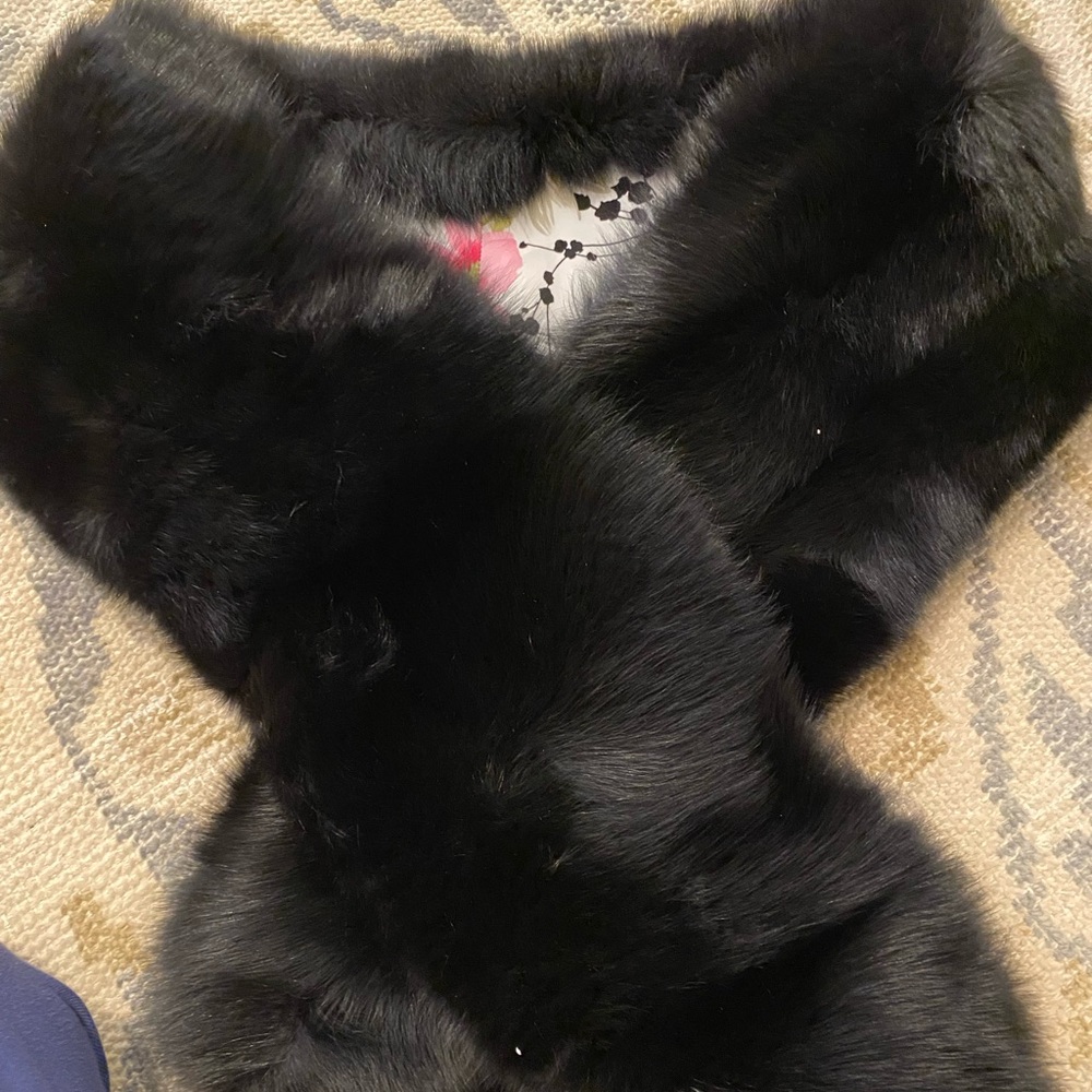 Long Fur Real Mink Stole/Scarf
